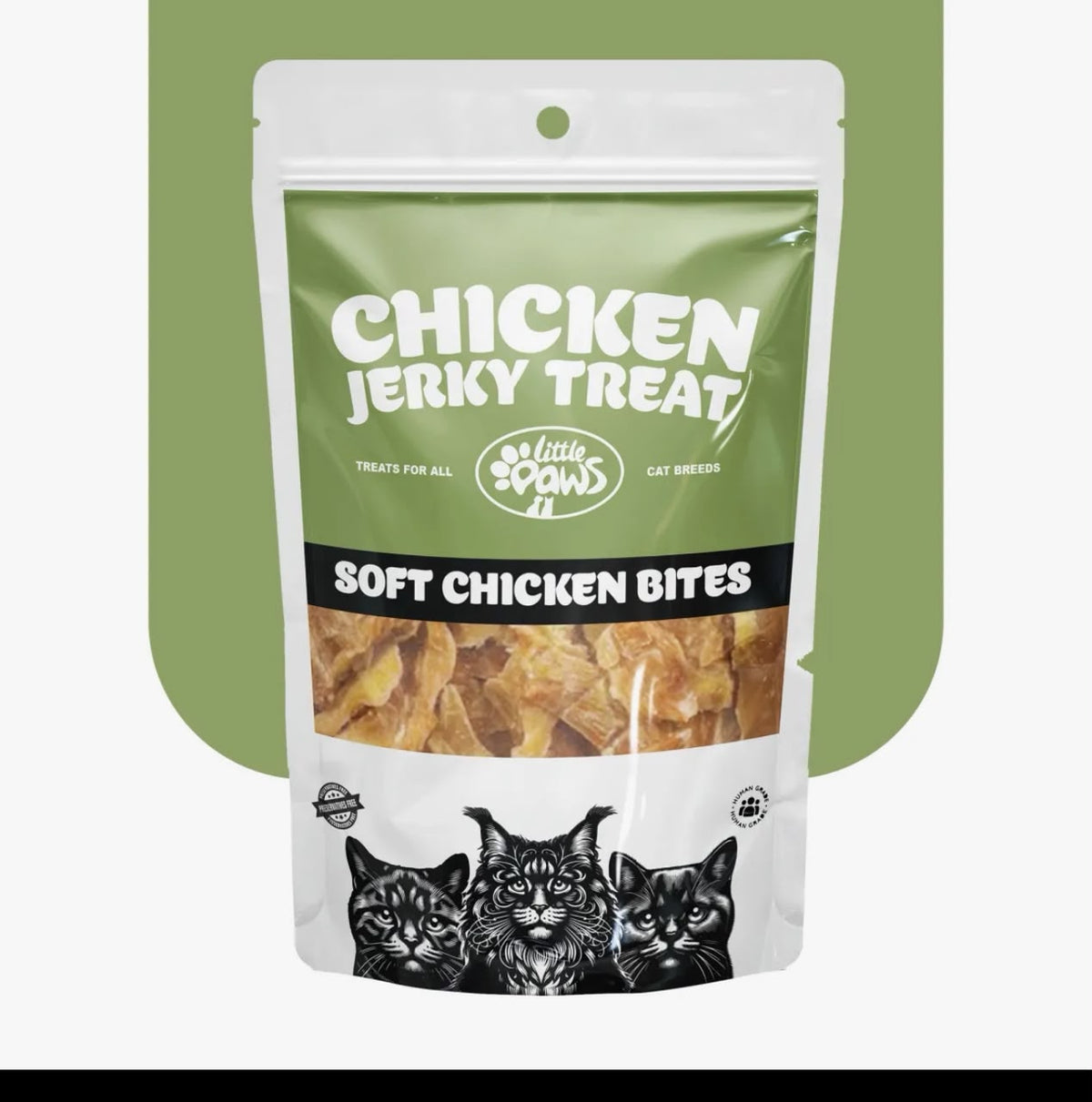 Little Paws - Natural Chicken Jerky Treats - 70G