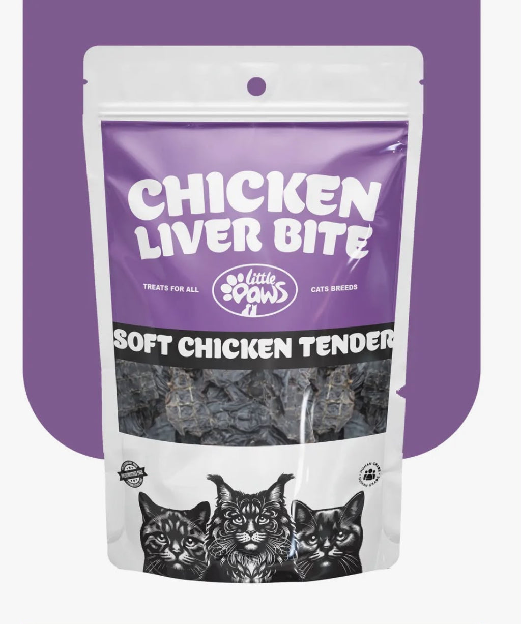 Little Paws - Natural Chicken Jerky Treats - 70G